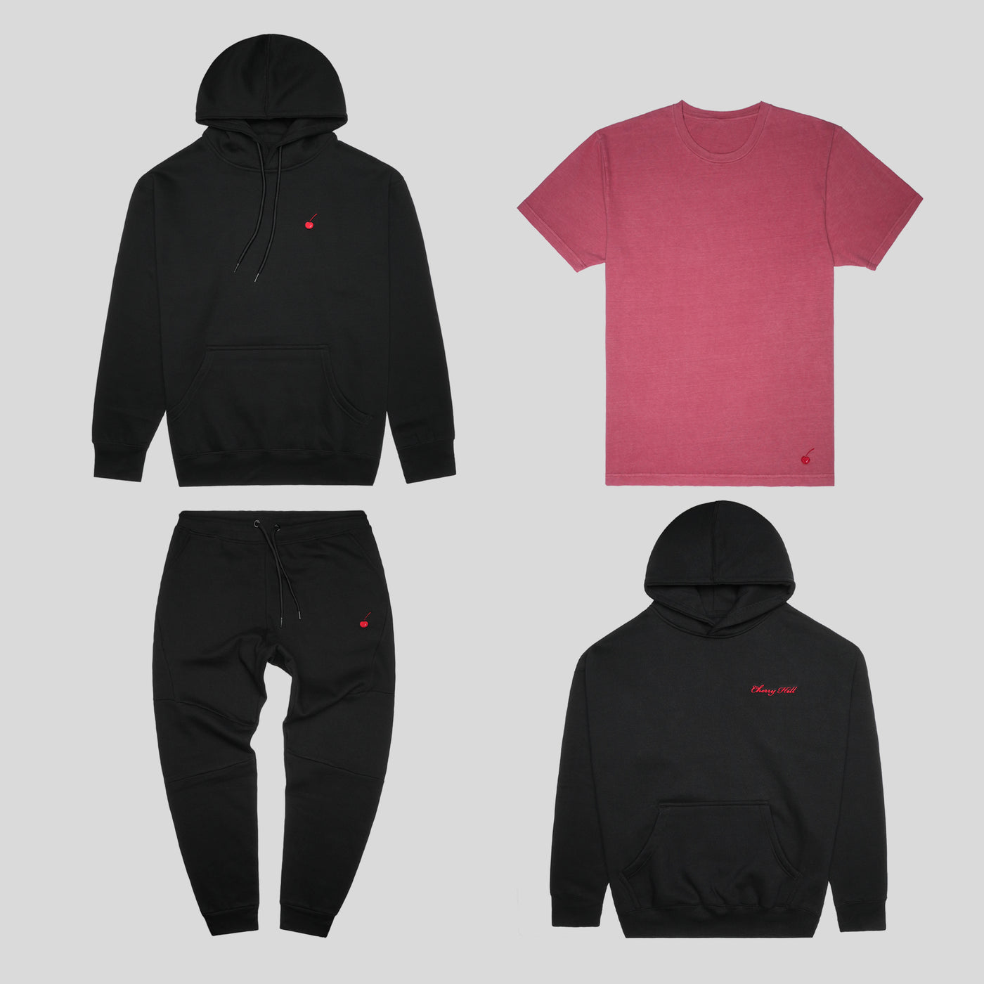 Cherry Hill Elevated Essentials Bundle Black — curated premium men's activewear bundle