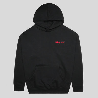 BLACK HEAVY  HOODIE
