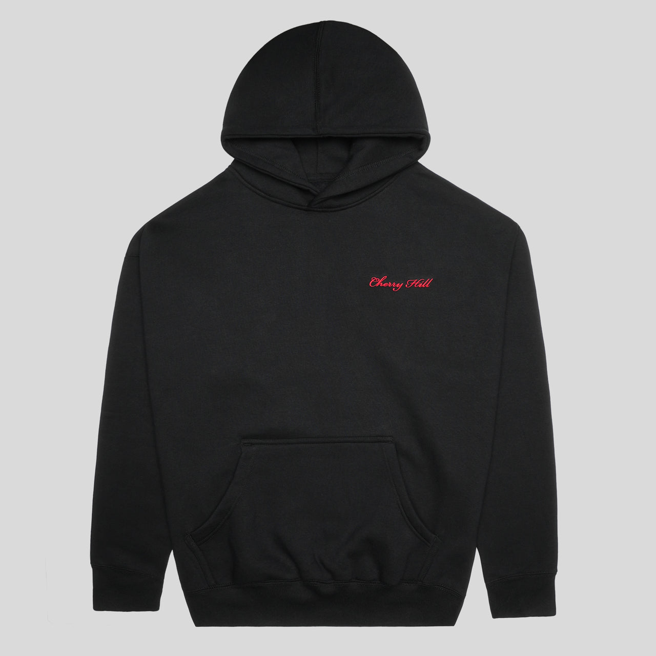 BLACK HEAVY  HOODIE
