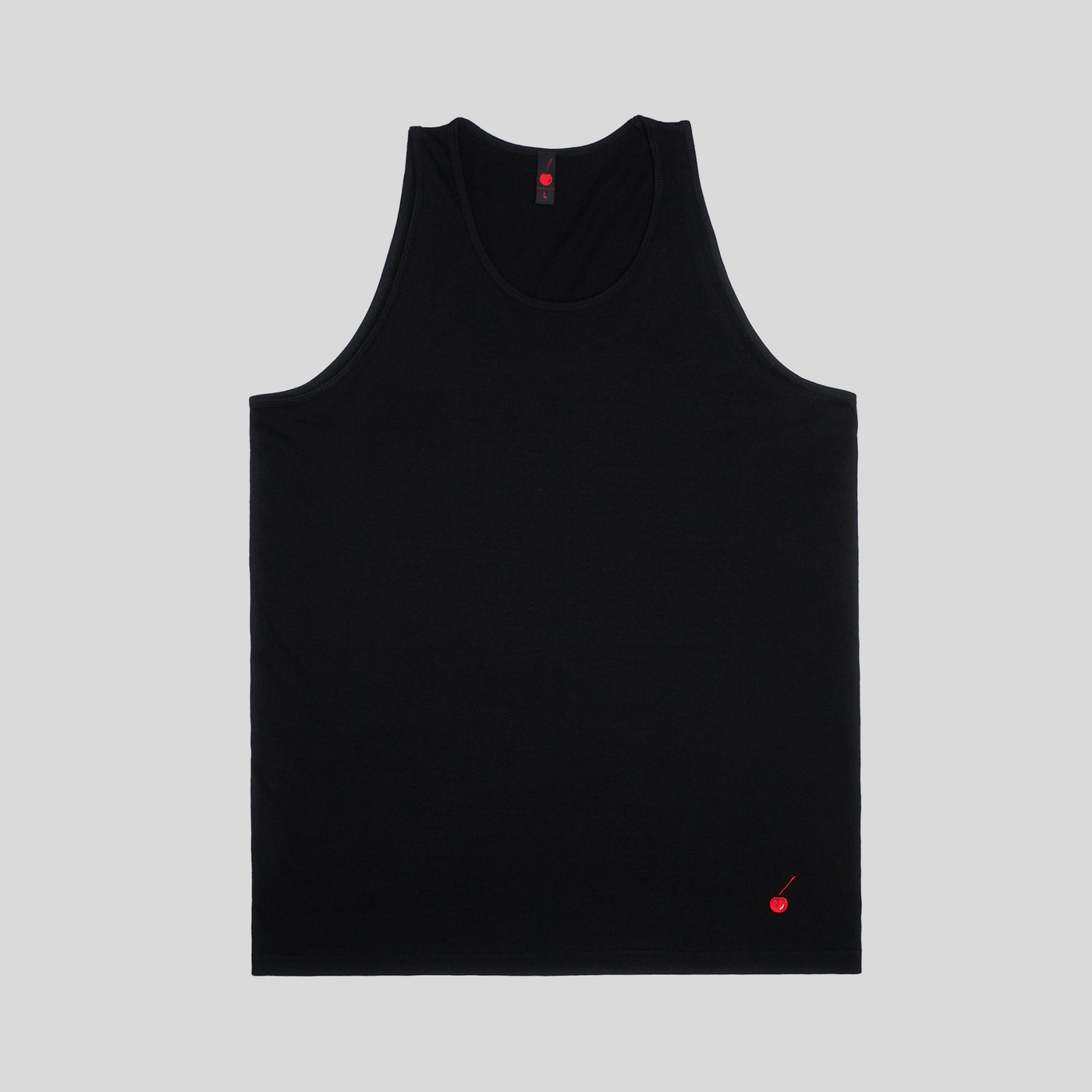 Cherry Hill Black Tank Top — lightweight premium men's athletic tank