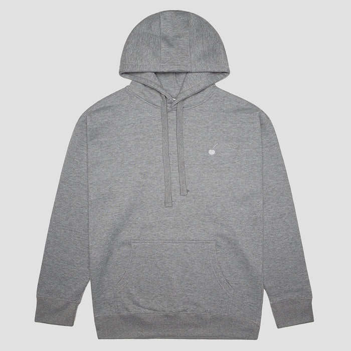Cherry Hill Gray Hoodie — premium fleece pullover with embroidered logo, men's activewear