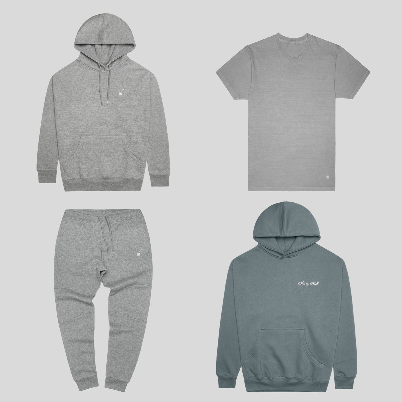 Cherry Hill Elevated Essentials Bundle Gray — curated premium men's activewear bundle