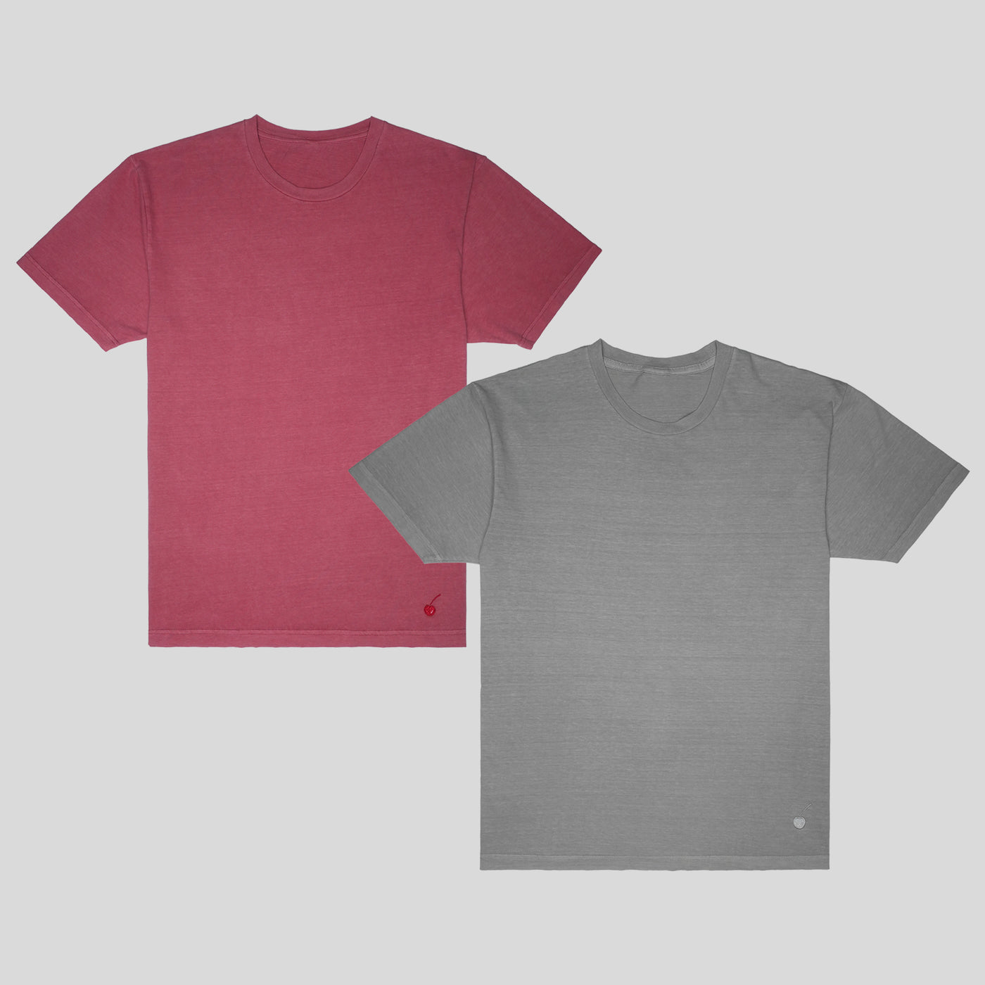 Cherry Hill Vintage Bundle — vintage gray and red tees, men's premium t-shirt bundle