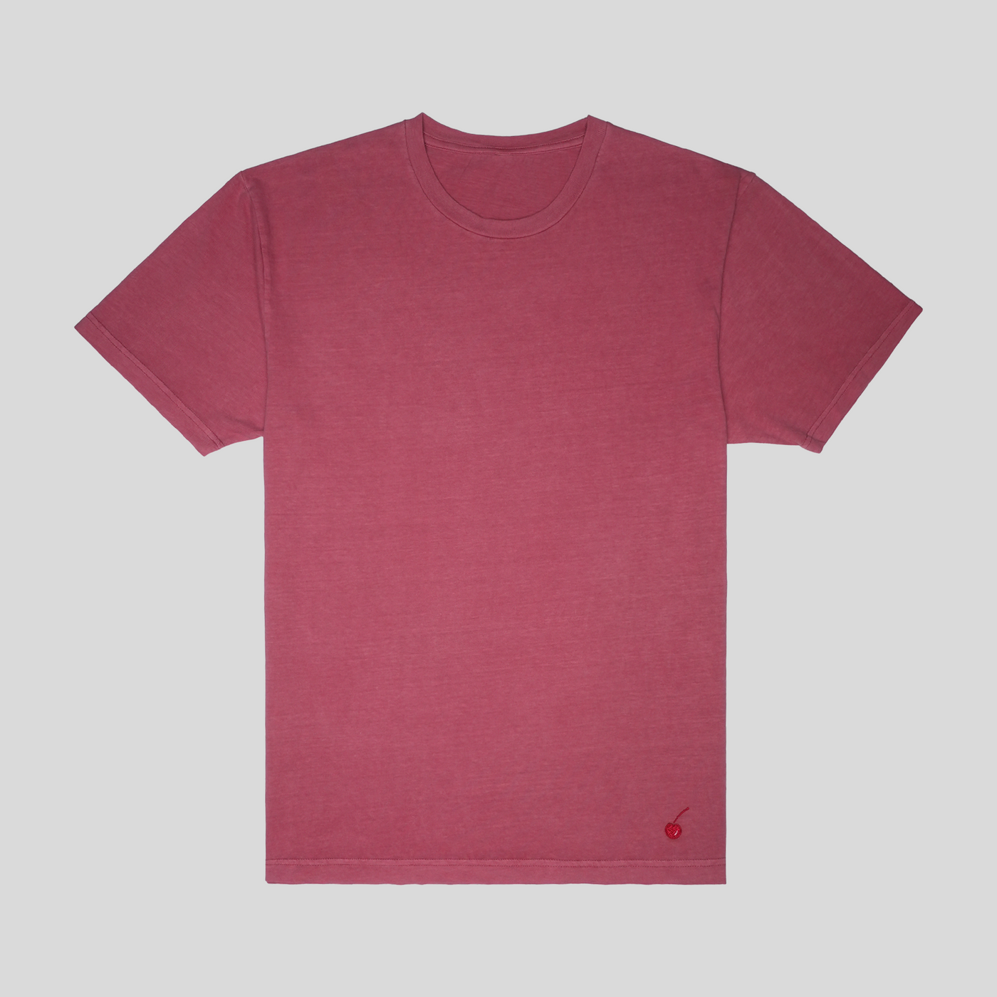 Cherry Hill Vintage Red Tee — garment-dyed ring-spun cotton vintage wash men's t-shirt
