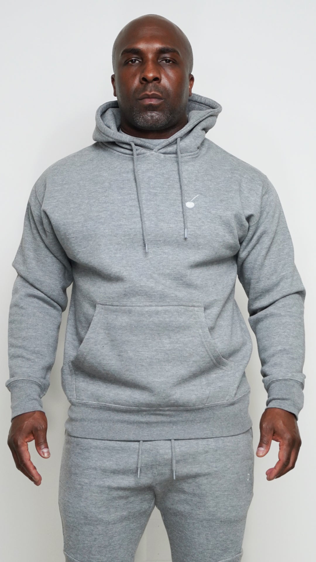 Cherry Hill Heather Tech Fleece Hoodie — modern cut performance hoodie, men's activewear