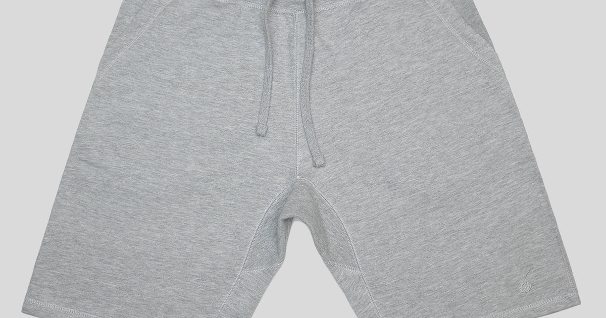 Gray Shorts – Soft-Washed Cotton with Subtle Logo – Cherry Hill