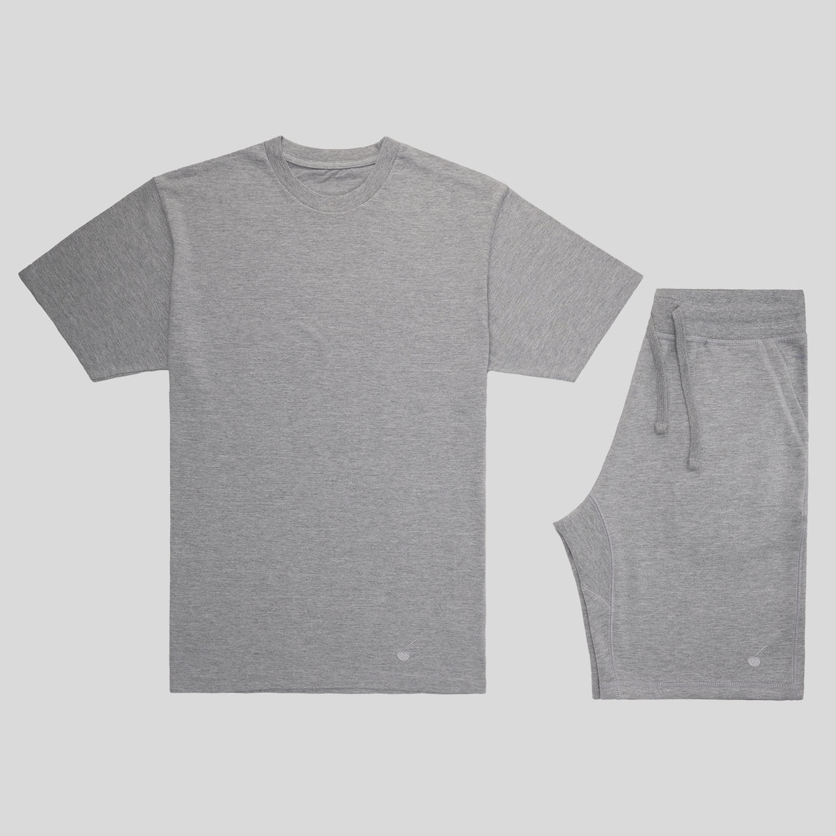Gray Short Set – Ultra-Soft Tee & Shorts for Everyday Comfort