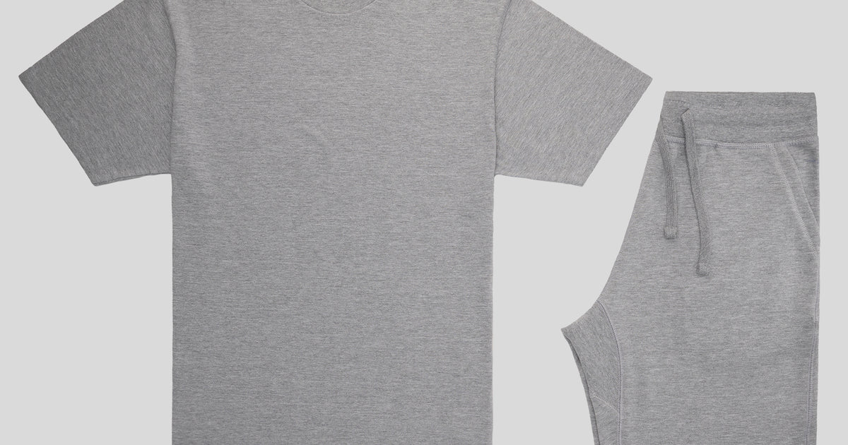 Gray Short Set – Ultra-Soft Tee & Shorts for Everyday Comfort